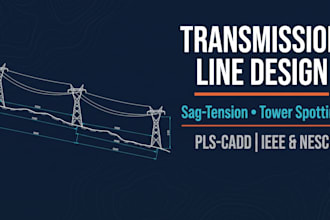design overhead transmission line, sag tension and tower spotting