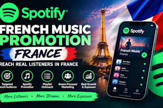 do french music promotion france spotify music promotion