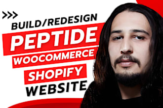 build fda compliant peptide website research peptide woocommerce shopify store