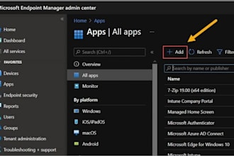 set up microsoft intune app deployment for your business