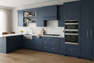 create custom kitchen layout and cabinet using 2020 design