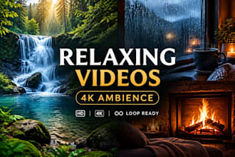 create relaxing video meditation relaxation music cozy ambient video