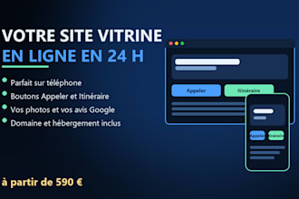votre site vitrine professionnel en ligne en 24 h
