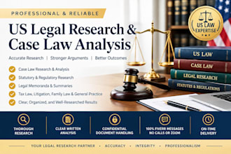 provide US legal research and case law analysis