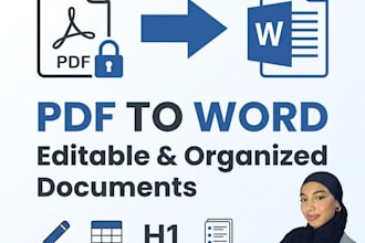 convert PDF to editable word documents