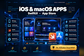 develop your ios and macos app in swiftui and publish to app store