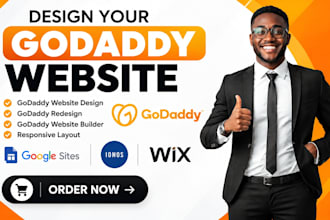 design godaddy website, redesign godaddy, godaddy website builder
