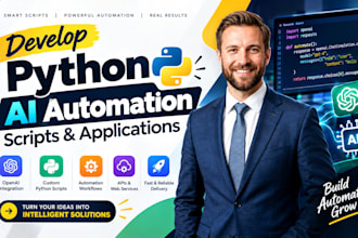 develop python ai automation scripts and applications