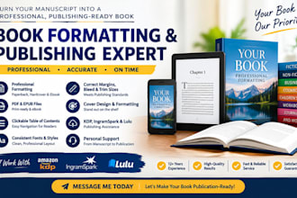 book formatting for amazon KDP