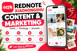 create rednote xiaohongshu content and manage your account