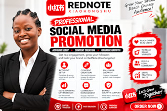 do rednote account setup rednote marketing and xiaohongshu redbook promotion