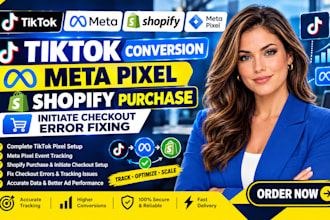 tiktok conversion meta pixel shopify purchase,initiate checkout error fixing