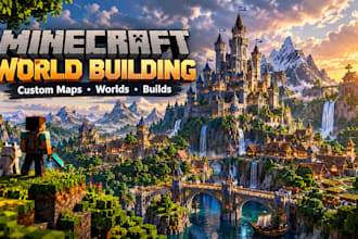 design minecraft skins, build worlds and create games