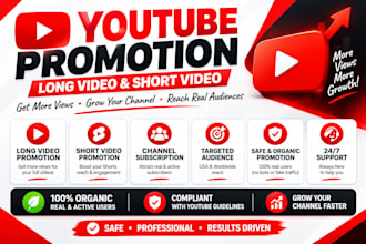 promote USA youtube music video, grow channel subscription for monetization
