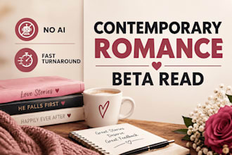 beta read your contemporary romance beta reader