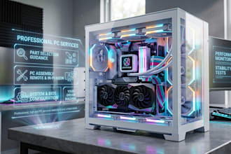 build custom PC select parts or help you assemble your computer