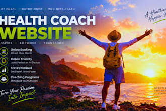 create life coaching website consultant website for trainer speaker website