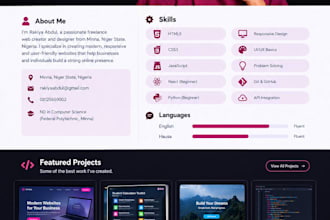 build a responsive website using HTML CSS and javascript