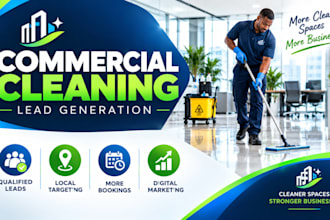 commercial cleaning leads home cleaning janitorial leads facebook google ads
