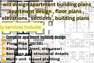 design apartment building plans, apartment design, floor plans, building plans