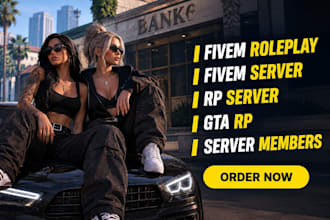 promote your fivem roleplay server and get real active rp members