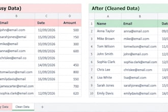 do accurate data entry and spreadsheet work