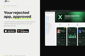 fix your rejected app store app and resubmit it from your account