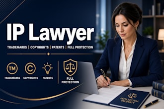 be your professional IP lawyer for trademarks, copyrights and patents