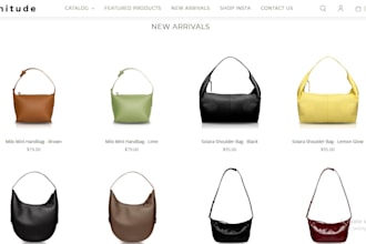 design bag shopify store, tote bags, backpacks store, bag fashion website