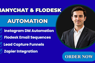 manychat automation flodesk integration email marketing