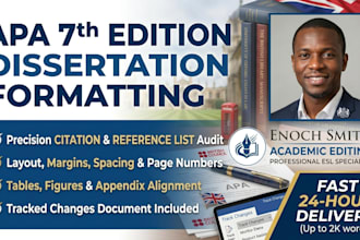 format apa 7th edition dissertation, citations, and reference list