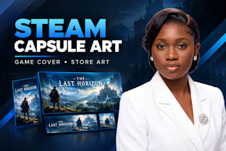 design professional steam capsule art for your game