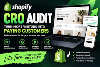 shopify cro shopify audit conversion rate cro shopify reports cro audit