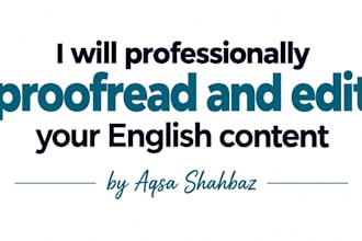 check your spellings, grammar, proofread and edit your content