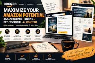 optimize your amazon listing SEO and create a plus content