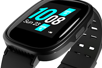 create a photorealistic 3d watch model product render  animation