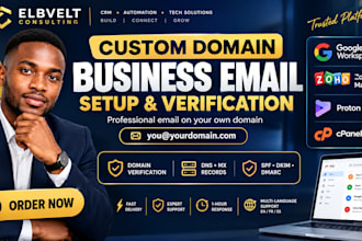 setup custom domain business email configuration  fastmail zoho mail proton mail