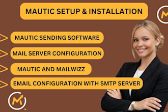 setup, install mautic email, newsletter setup