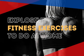 design a professional fitness workout guide, ebook or PDF design