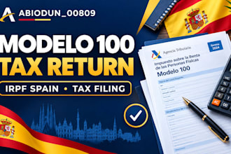 prepare spanish tax return modelo 100, irpf spain and tax filing support