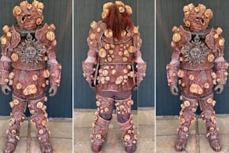 create custom eva foam cosplay armor costume helmet and props for your character