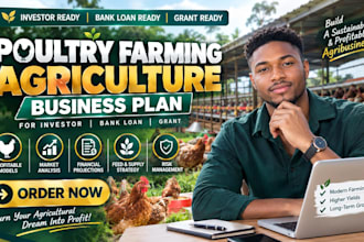 create poultry farming agriculture business plan for investor bank loan ready