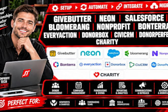 givebutter neon crm salesforce bloomerang nonprofit bonterra donorbox civicrm