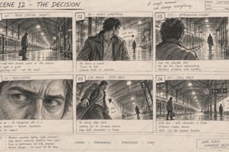 create cinematic storyboards for your film