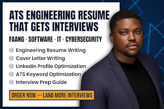 write ats engineering resume for faang tech jobs