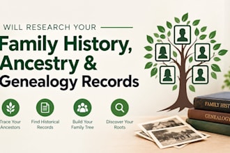 research your family history, ancestry and genealogy records