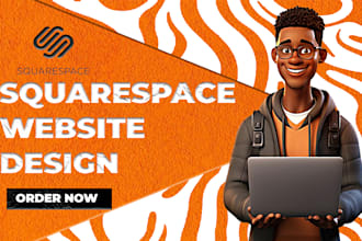 design, develop a professional custom squarespace website for your business