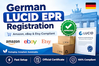 register your german epr and lucid packaging compliance for amazon