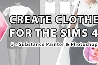 create exclusive custom sims for sim4, sims, design cc mods, 3d model clothes