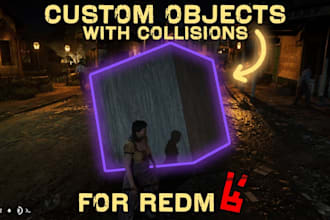 create custom redm mlo design, redm map building, redm server mlo
